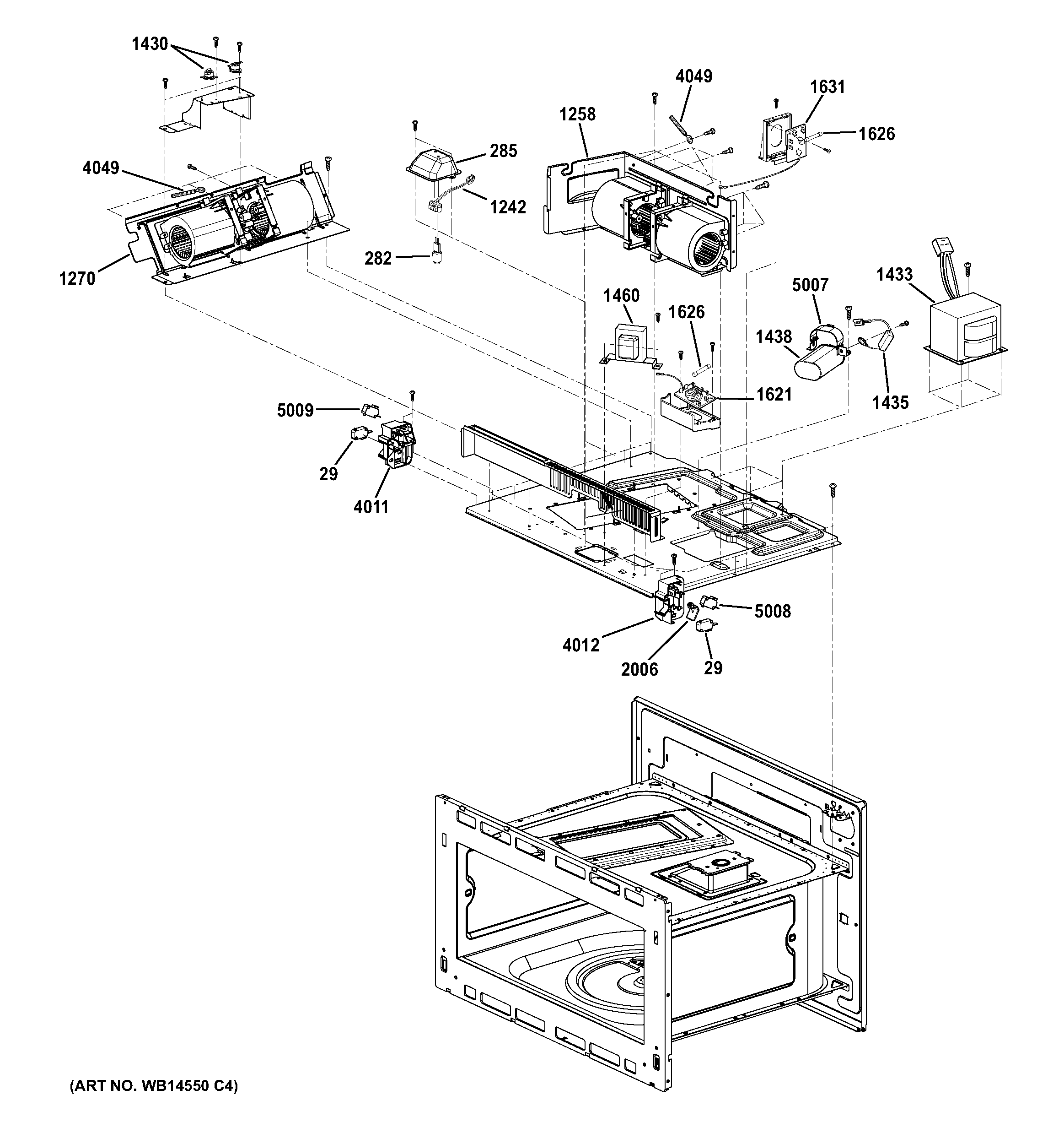GE PSB2201NSS01 insulator parts (1) diagram
