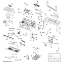 GE JVM7195SF1SS oven cavity parts diagram