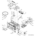GE PVM9005SJ2SS oven cavity parts diagram