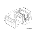 GE PT956DR2CC door diagram
