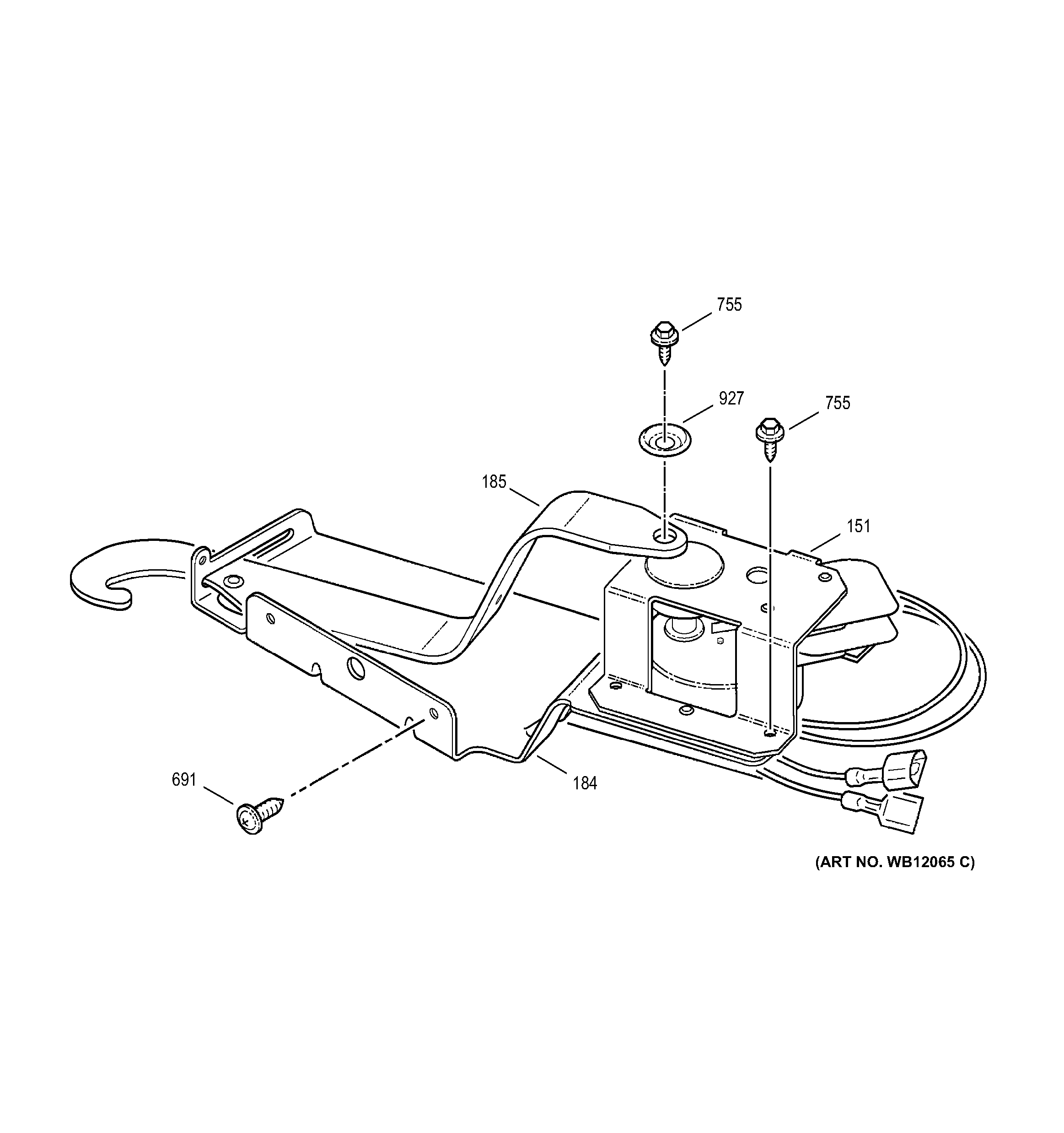 GE JRP20SK2SS door lock diagram