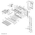 GE JT3500DF3WW upper oven diagram
