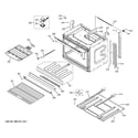 GE JT3500DF3WW lower oven diagram