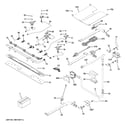 GE PGB960SEJ2SS gas & burner parts diagram