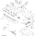 GE JGB720SEJ1SS gas & burner parts diagram