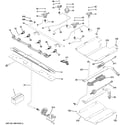 GE PGB911ZEJ1SS gas & burner parts diagram