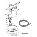 GE GDT740SSF2SS sump & filter assembly diagram