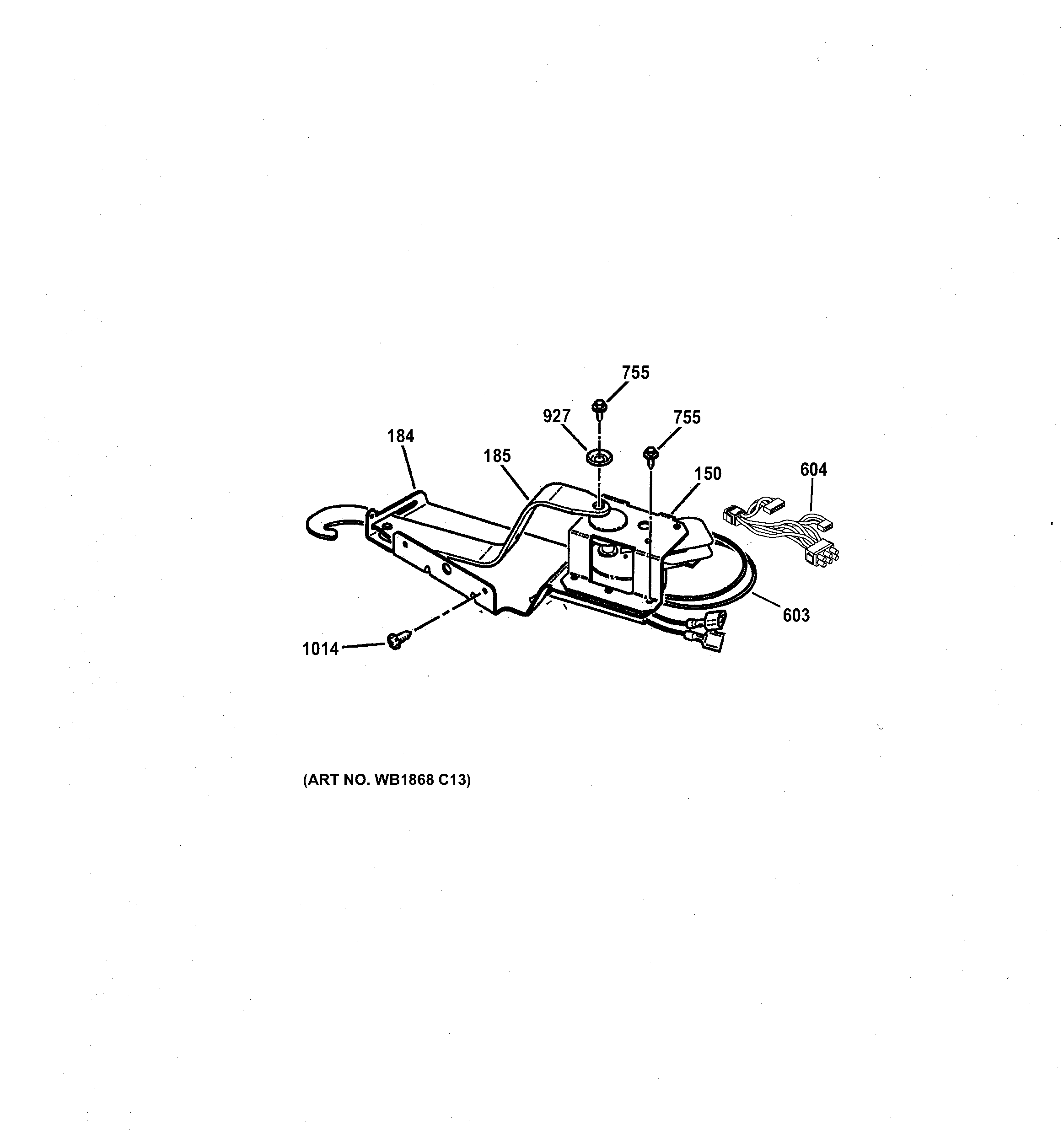 GE JM250DF1BB door lock diagram