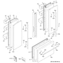 GE ZIPS360NHA doors diagram