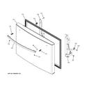 GE GFE26GSKBSS freezer door diagram
