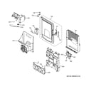 GE GFE26GSKBSS ice maker & dispenser diagram