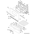GE JGBS10DEK1BB door & drawer parts diagram