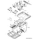 GE JGS750SEF1SS gas & burner parts diagram