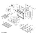 GE JT5500SF2SS lower oven diagram