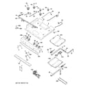 GE JGB770SEF1SS gas & burner parts diagram