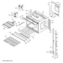GE JT5500EJ4ES upper oven diagram