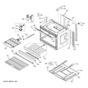 GE JT5500EJ4ES lower oven diagram