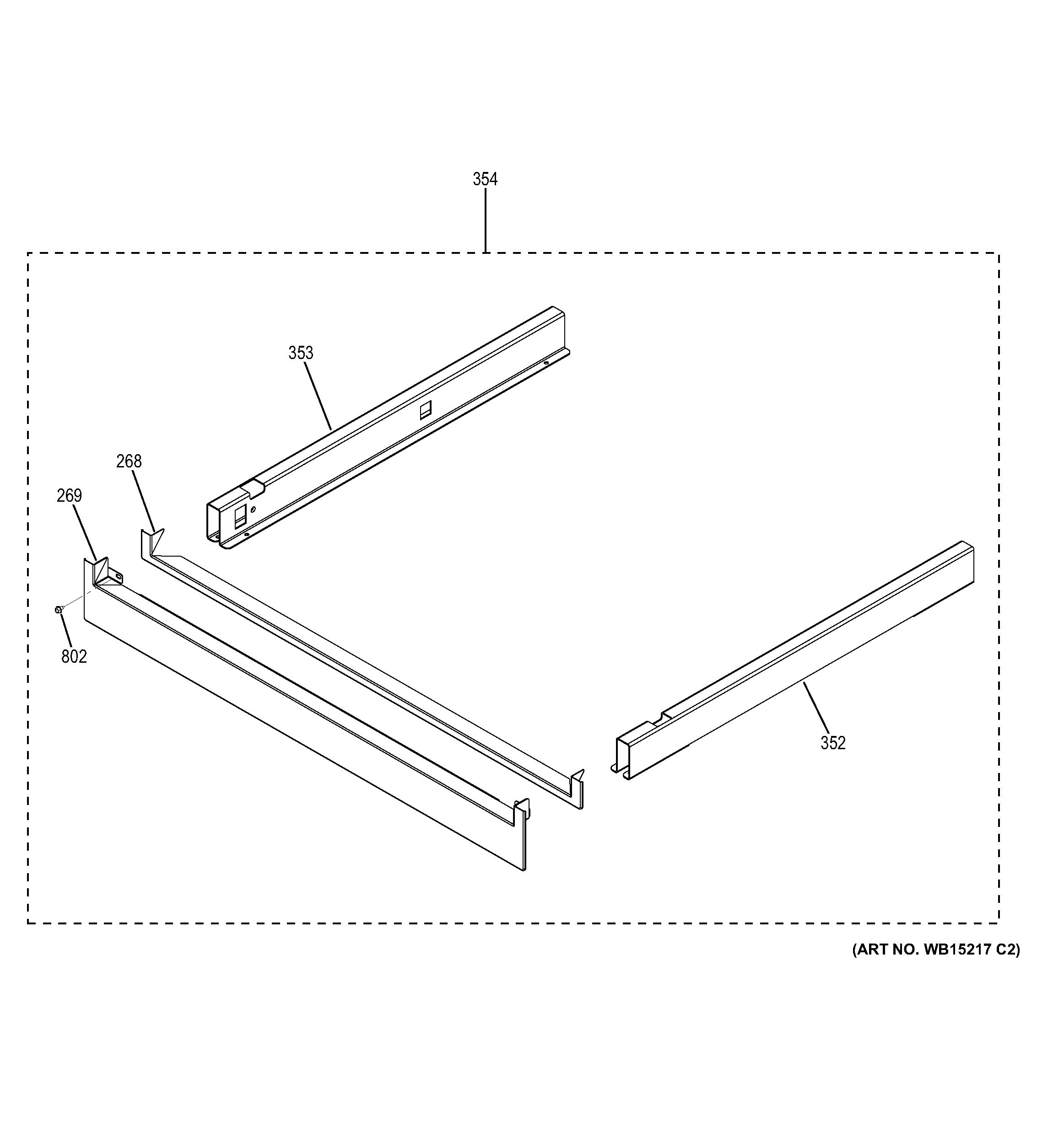 GE CT9550SH3SS pedestal diagram