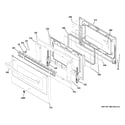 GE JGB860DEJ4BB lower door diagram