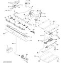 GE PGB930SEJ3SS gas & burner parts diagram