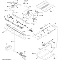 GE PGB940ZEJ3SS gas & burner parts diagram