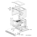 GE ZSC1201J1SS oven cavity parts diagram