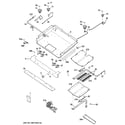 GE JGB640SEF1SS gas & burner parts diagram