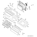 GE PGB940SEF2SS door & drawer parts diagram