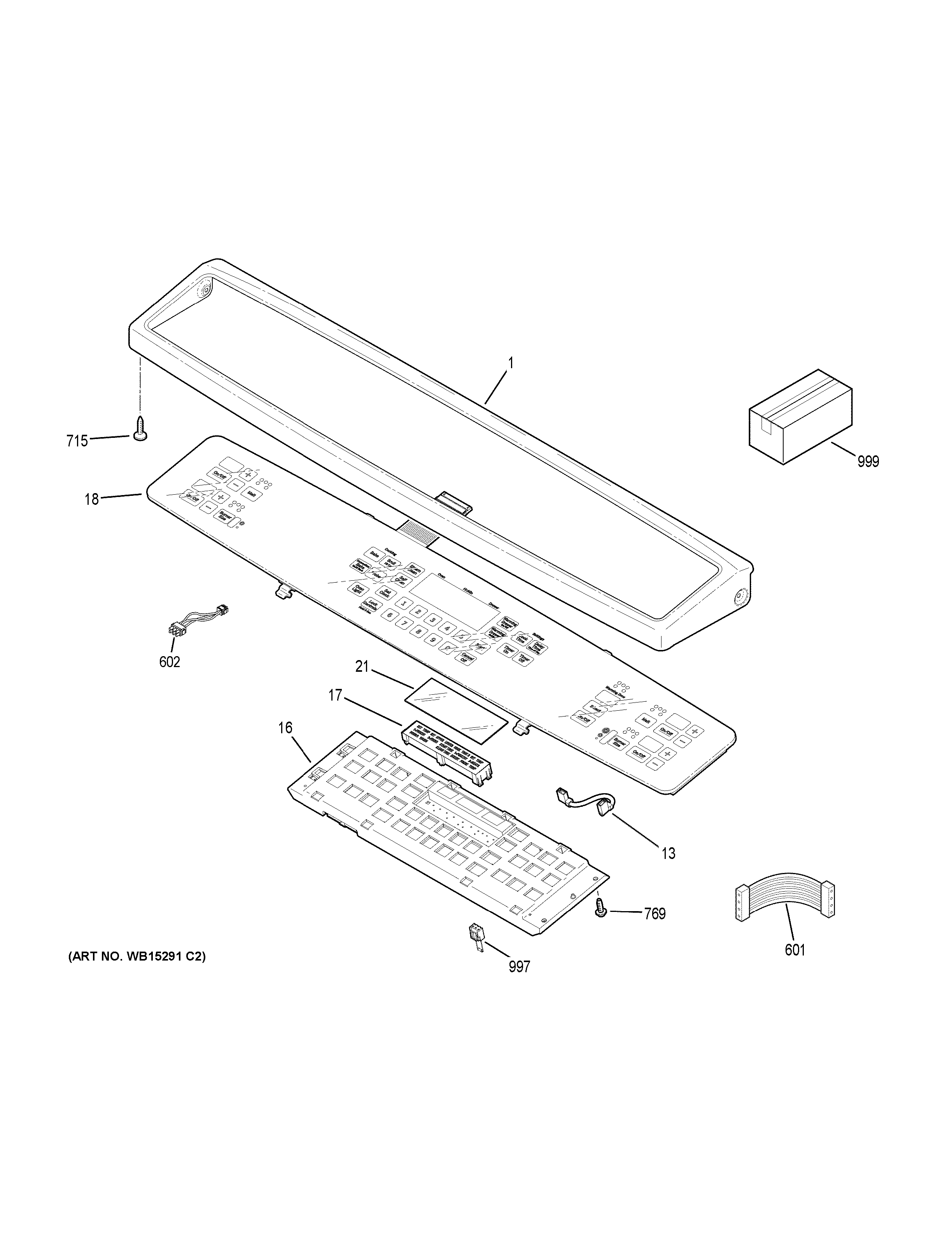 GE PS950SF3SS control panel diagram