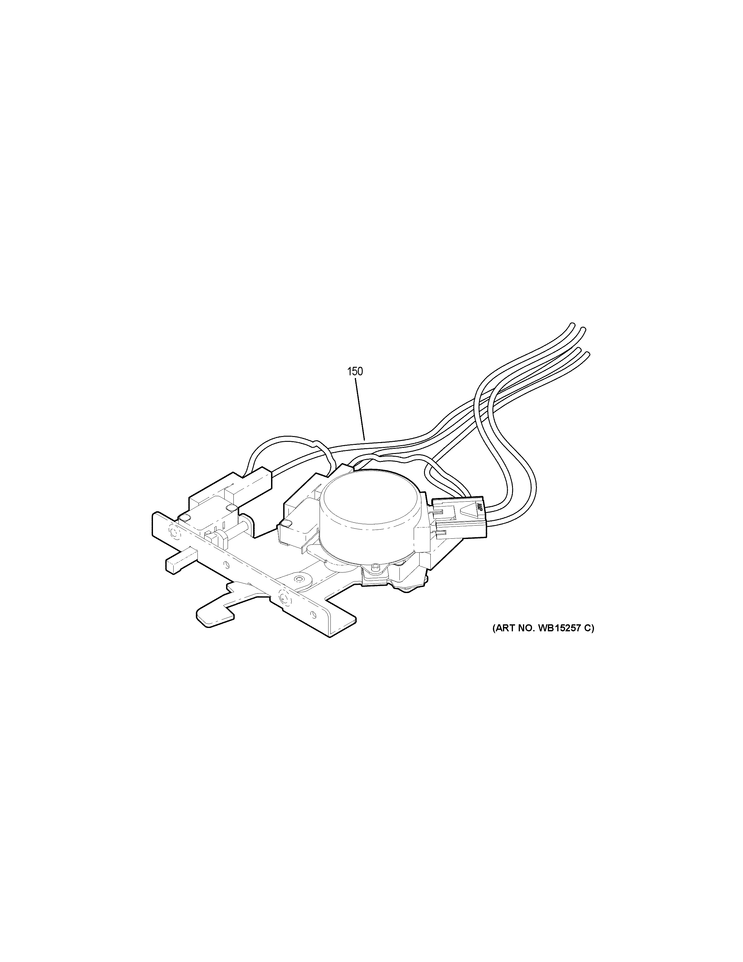 GE PB911EJ4ES door lock diagram
