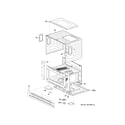 GE CSB9120SJ1SS oven cavity parts diagram