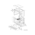 GE PSB9120SF1SS oven cavity parts diagram