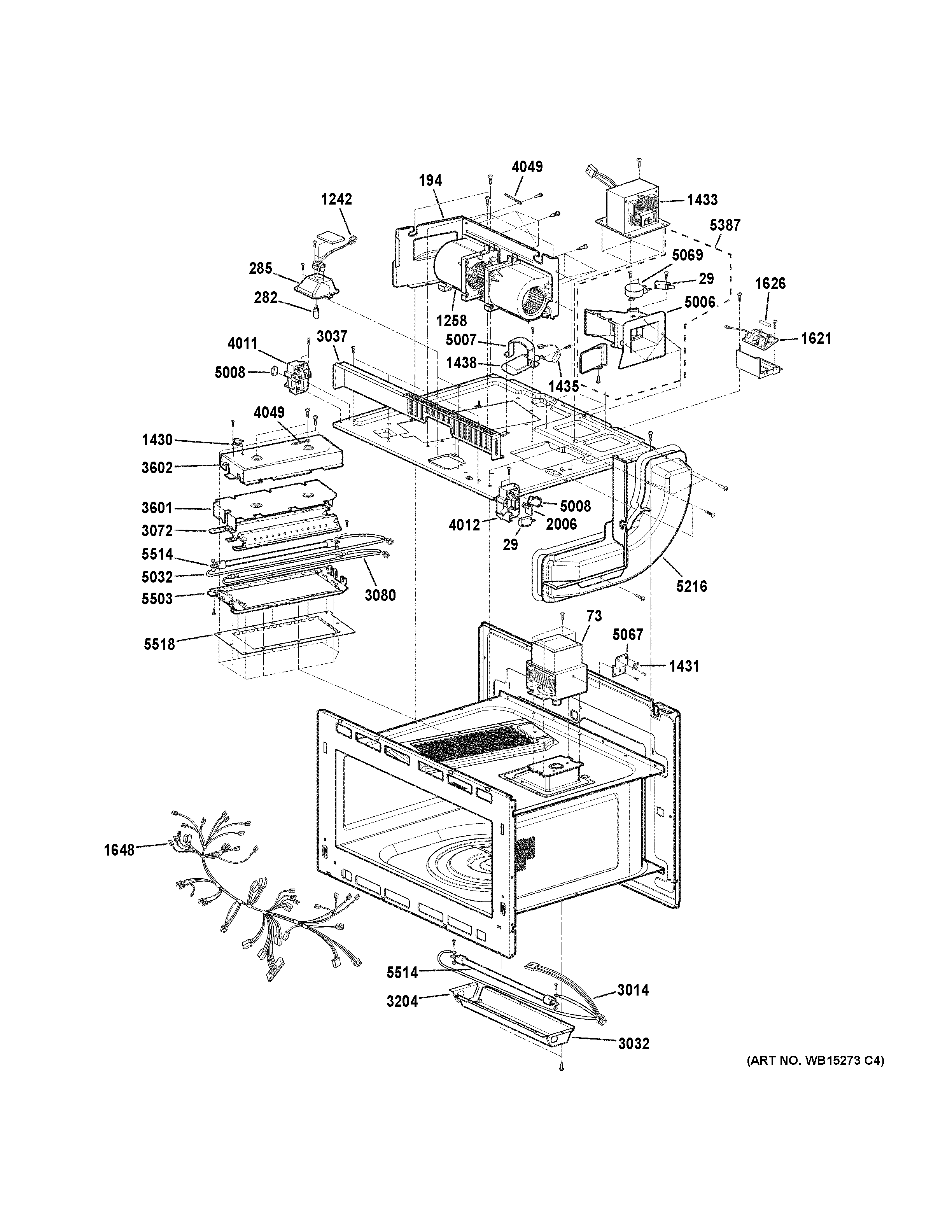 GE PSB9120SF1SS interior parts (2) diagram