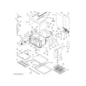 GE PT925DN3BB lower oven diagram