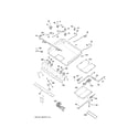 GE JGB750EEF2ES gas & burner parts diagram