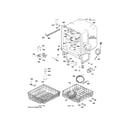 GE GSD3301J45WW body parts diagram