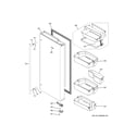 GE ZWE23ESHJSS fresh food door - rh diagram