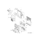 GE CFE28TSHJSS ice maker & dispenser diagram