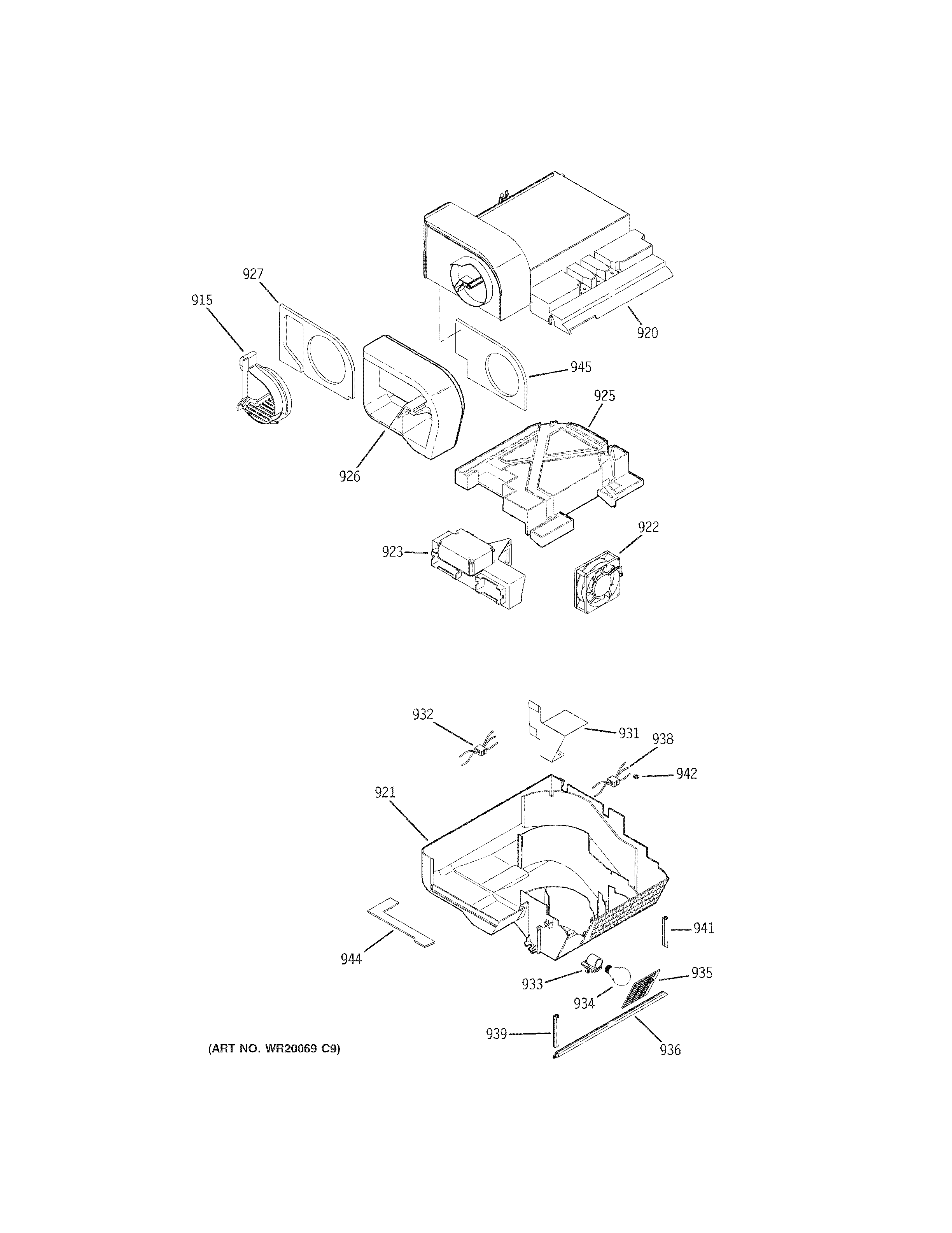 GE PSF26MGWACC custom cool diagram