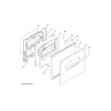 GE JRS06SK3SS door diagram