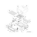 GE JGB860DEJ5WW upper oven diagram