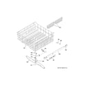 GE ZBD6920P30SS upper rack assembly diagram