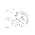 GE JB620DF2BB control panel diagram