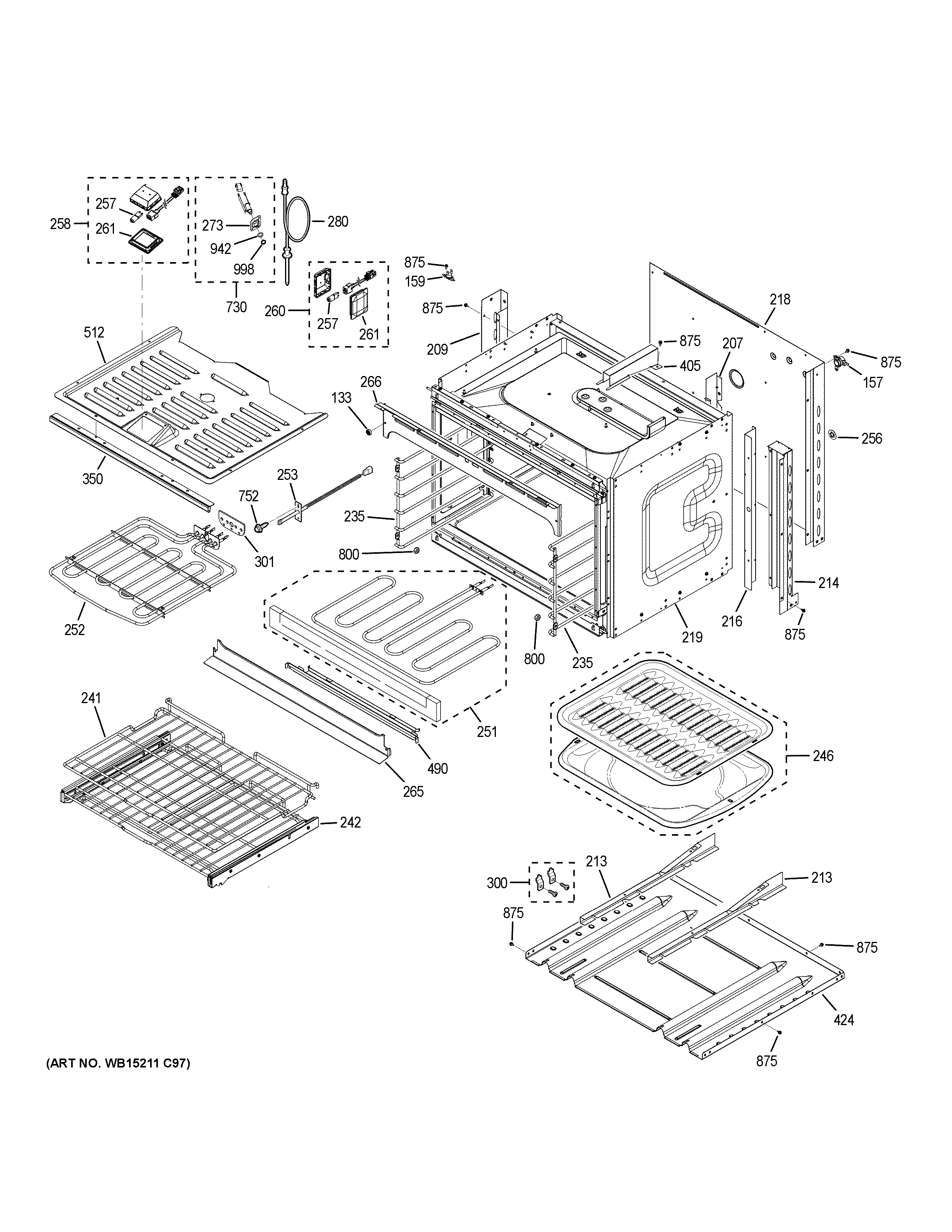 GE CT9550SH2SS lower oven diagram