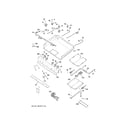 GE JGB750EEF3ES gas & burner parts diagram