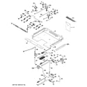 GE JGB870DET3WW gas & burner parts diagram