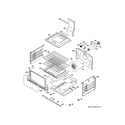 GE JGB870DET3WW lower oven diagram