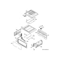 GE JGB870SET2SS upper oven diagram
