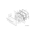 GE JTP30SM1SS door diagram
