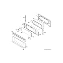 GE PGB995DET1BB upper door diagram